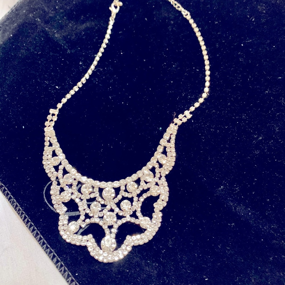 Bridal Rhinestone Necklace